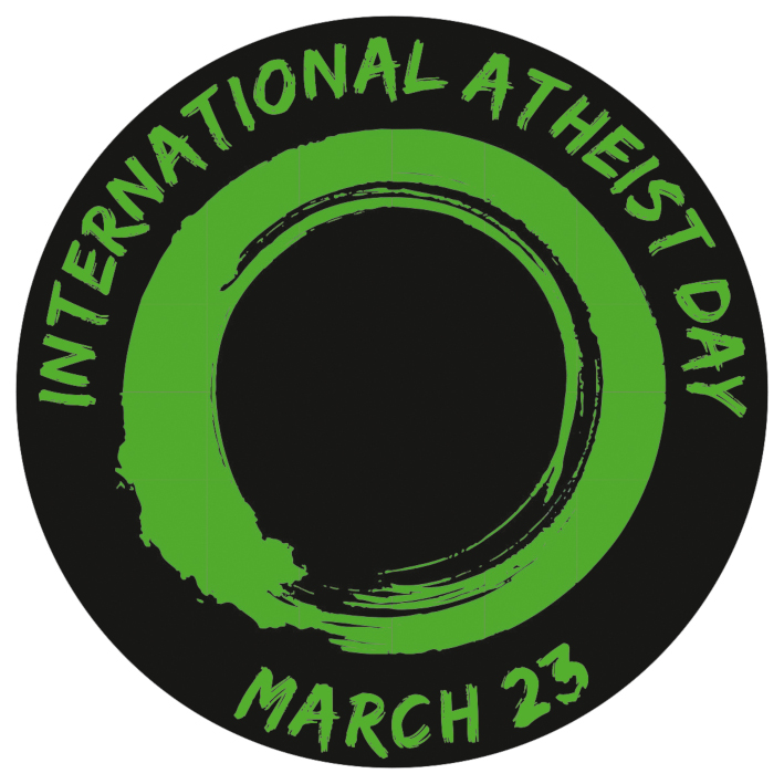 Sticker International Atheist Day 23. März