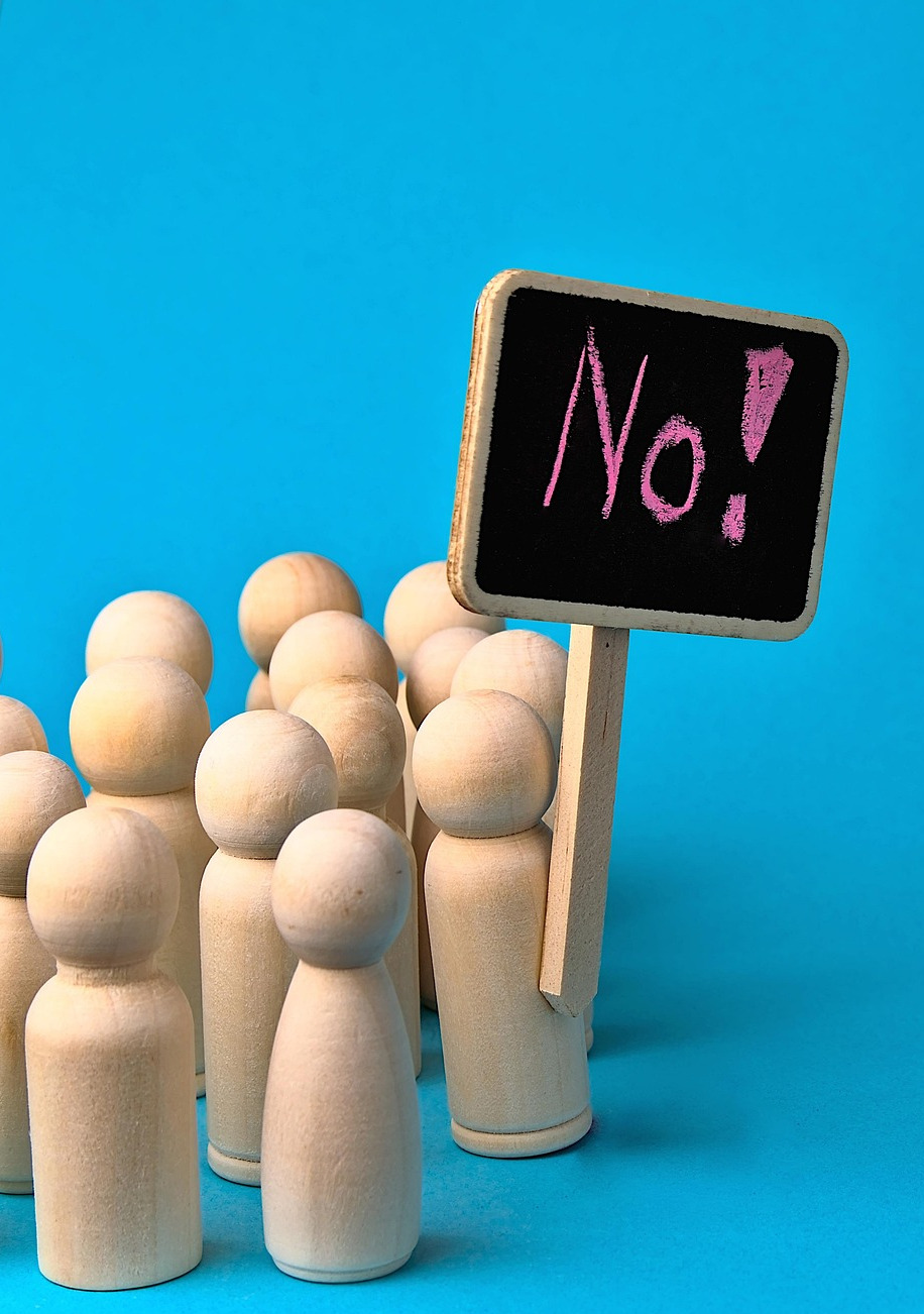 „Nein“ sagen zu Glauben und Religion – nicht überall problemlos möglich, Foto: Pixabay